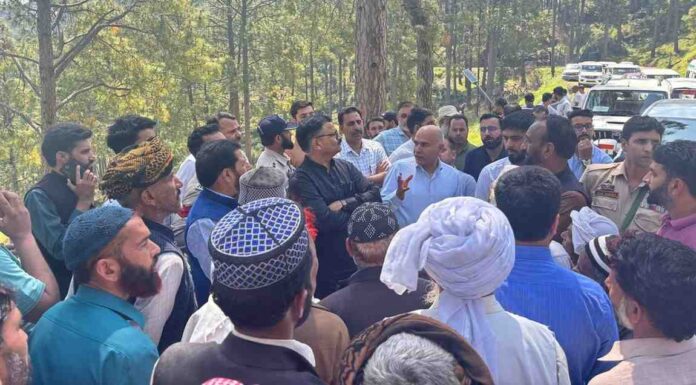 Minister Javed Rana in Balakote