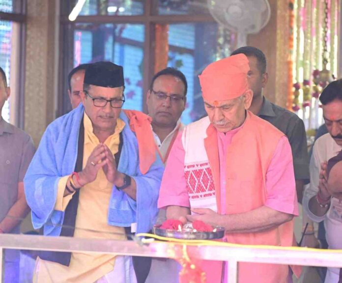 Lieutenant Governor Manoj Sinha