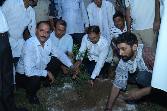 Minister Satish Sharma Minister Satish Sharma