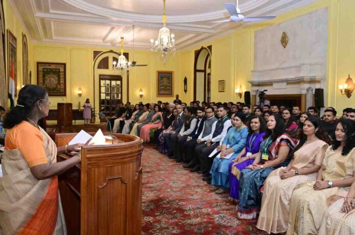 President of India, Smt. Droupadi Murmu, at Rashtrapati Bhavan