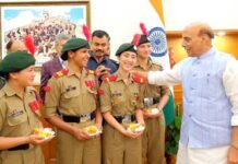 Raksha Mantri Shri Rajnath Singh