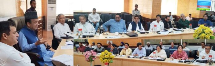 Speaker Abdul Rahim Rather and co-chaired by Minister Javed Ahmad Dar