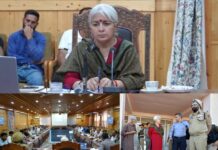 Indu Kanwal Chib Inspects S.K. Stadium Ahead of I-Day Celebrations Indu Kanwal Chib