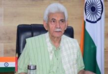 LG Manoj Sinha Flags Off Mega Tiranga Rally Along Dal Lake in Srinagar LG Manoj Sinha