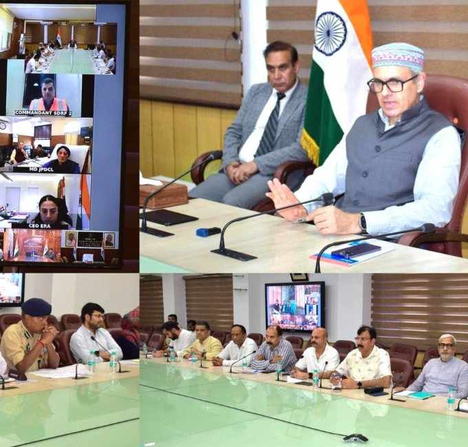 High level Meeting In Jammu High level Meeting In Jammu