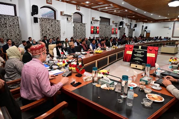 review meeting in Anantnag review meeting in Anantnag