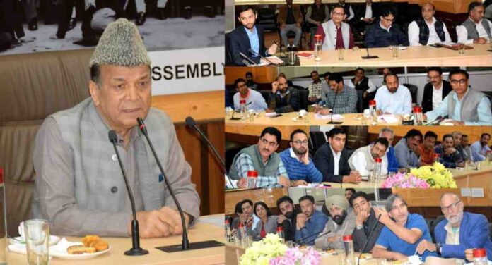 Speaker of the Jammu and Kashmir Legislative Assembly