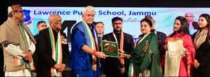 Minsiter Satish Sharma at Lawrence Public School