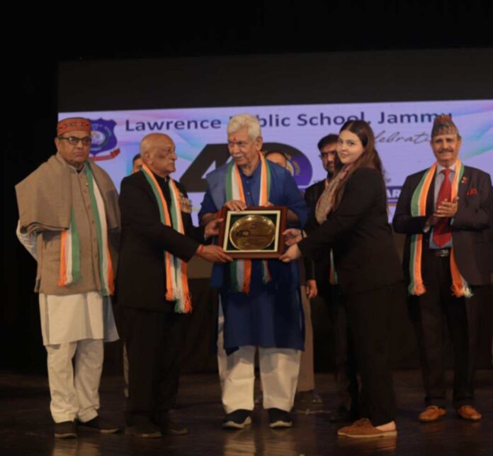 LG Manoj Sinha Honours ‘Nari Shakti’ in Lawrence Public School LG Manoj Sinha Honours ‘Nari Shakti’ in Lawrence Public School
