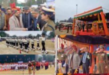 Minister Satish Sharma Unfurls Tricolour at Kathua, Highlights Unity and New Aspirations of J&K on 77th Republic Day KATHUA