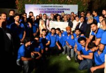 CM Hosts Grand Dinner for J&K Ranji Trophy Champions, Felicitates Team with ₹2 Crore Award CM Hosts Dinner