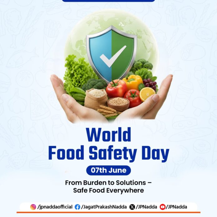 JP Nadda on food safety