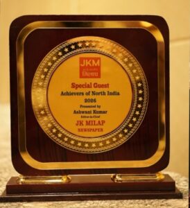 Special Guest Sahil Aggarwal Honoured at Event Organzied by JK Milap