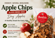 Dried Apple Chips Slices by Baniya Super Market: A Healthy Snack for Every Age Apple Chips Slices Dried