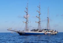 INS Sudarshini Reaches Portugal’s Azores During Lokayan 2026 Voyage INS Sudarshini Lokayan 2026