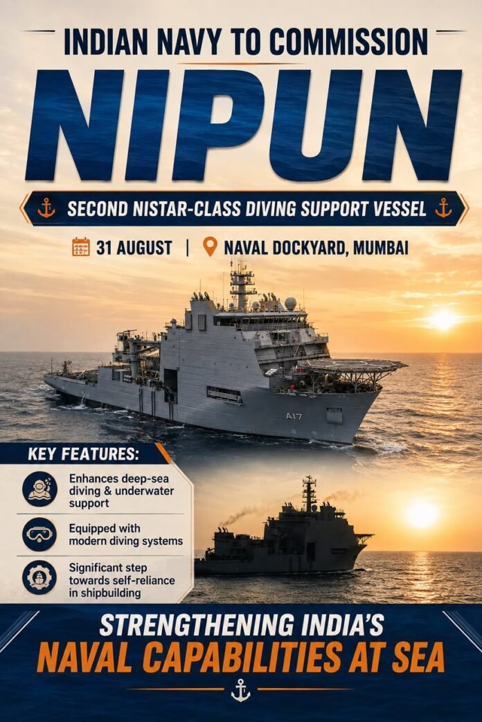 Indian Navy Nipun Diving Support Vessel Indian Navy Nipun Diving Support Vessel