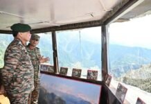 Army Chief Dhiraj Seth Reviews Counter-Terror Preparedness in Kashmir Dhiraj Seth Kashmir visit