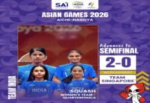 Asian Games: Indian Women’s Squash Team Enters Semifinals, Assures Medal Indian women’s squash team Asian Games