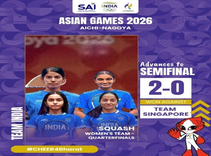 Indian women’s squash team Asian Games Indian women’s squash team Asian Games