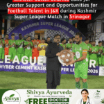 Minister Satish Sharma Calls for Greater Opportunities for Football Talent in J&K Minister Satish Sharma in Kashmir Super League 2026