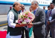 Rajnath Singh Arrives in Colombo for Three-Day Visit to Strengthen India-Sri Lanka Defence Ties Rajnath Singh Sri Lanka visit