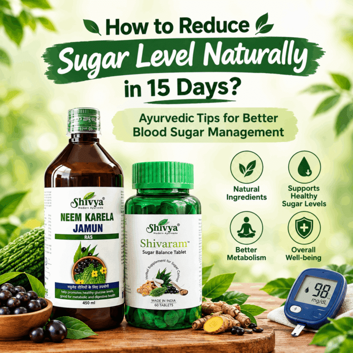 Reduce Sugar Level Naturally in 15 Days