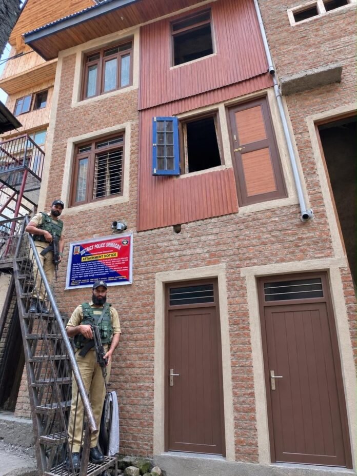 Srinagar Police property attachment Srinagar Police property attachment