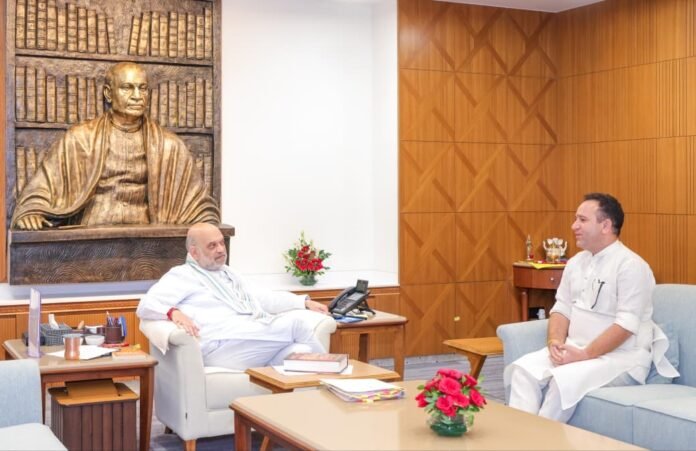 Sunil Sharma meets Amit Shah Sunil Sharma meets Amit Shah