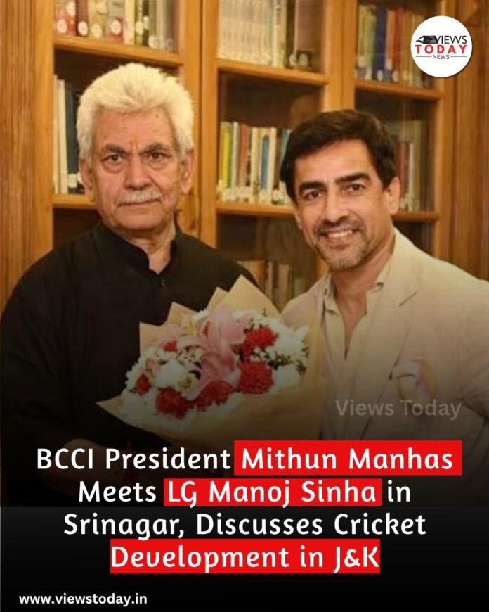 Mithun Manhas Manoj Sinha meeting Mithun Manhas Manoj Sinha meeting