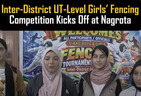 Girls fencing competition at Nagrota Girls fencing competition at Nagrota
