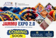Jammu Expo 2.0 to Showcase J&K’s Crafts, Cuisine and Culture from November 2 Jammu Expo 2.0