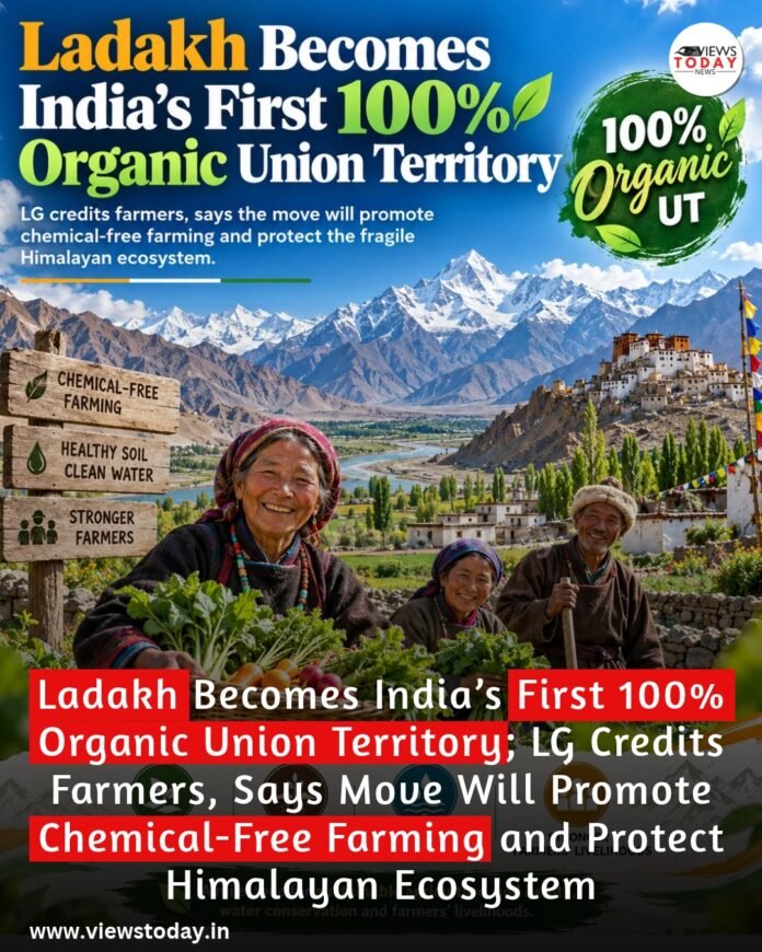 Ladakh 100% organic Union Territory Ladakh 100% organic Union Territory