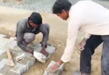 Udhampur Sees Road Infrastructure Upgrade as Blacktopping and Tile Work Progress Udhampur road infrastructure upgrade