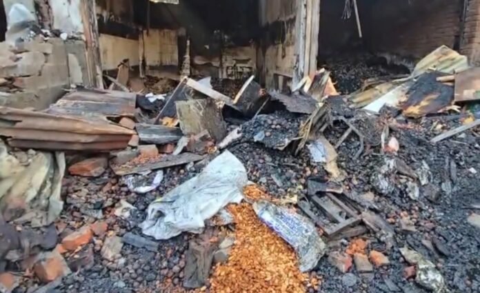 Shiv Market fire Jammu